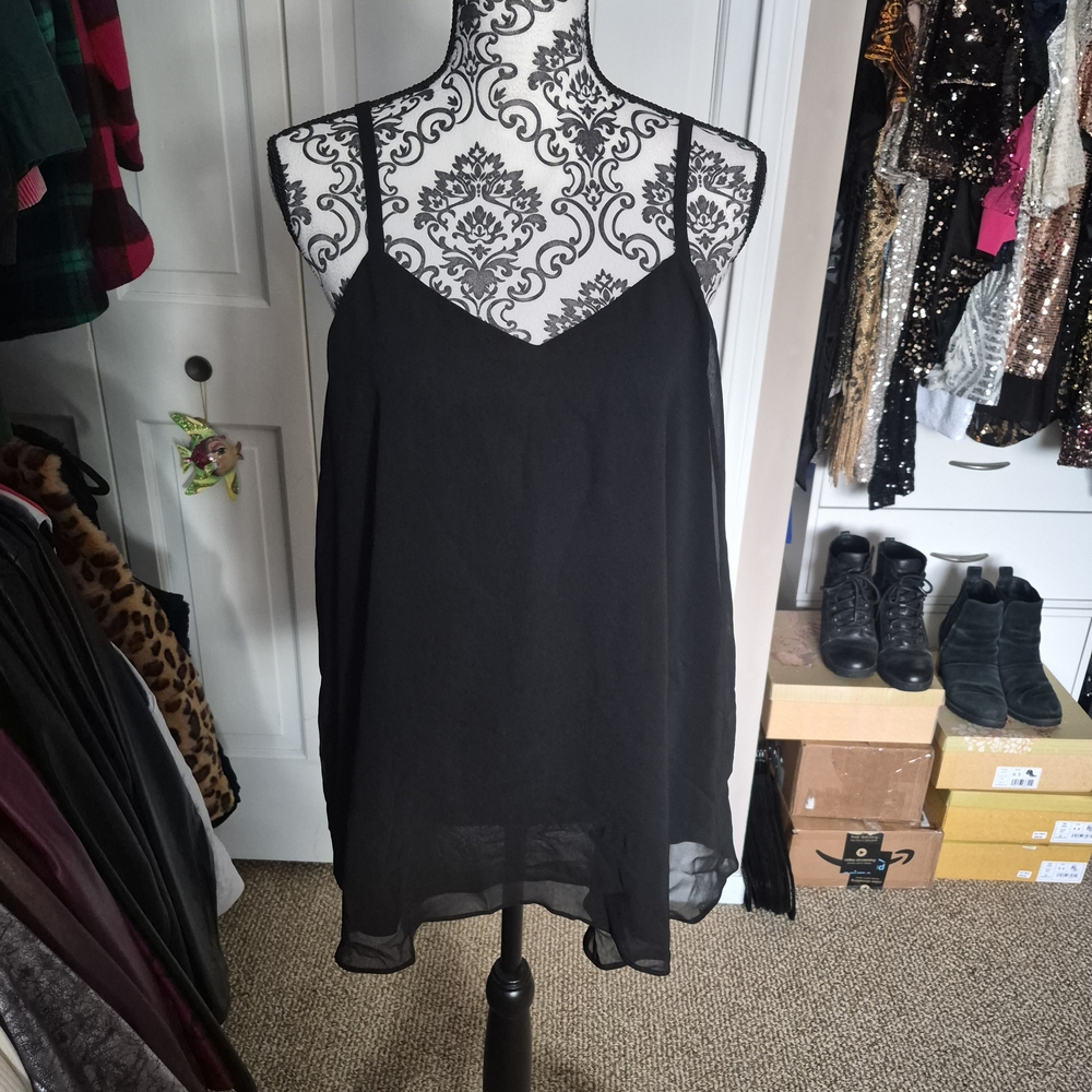 NWT Torrid Black Sophie Swing Top